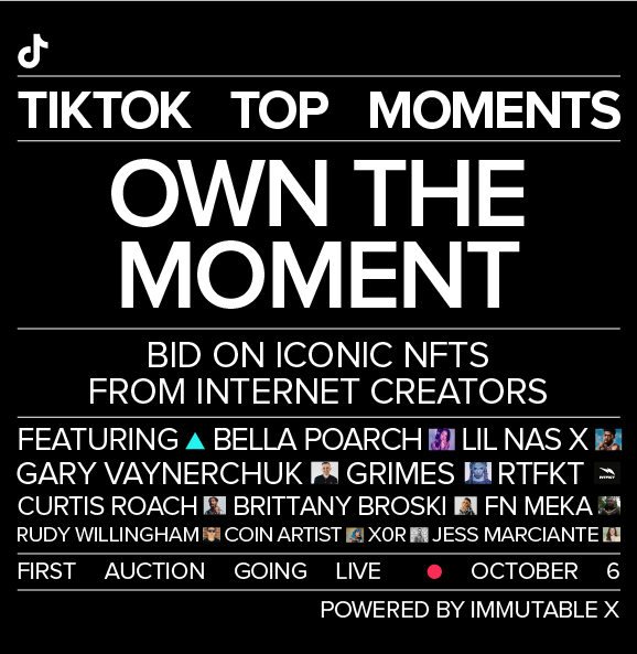 抖音国际版推TikTok Top Moments NFT！精选六个爆红短视频