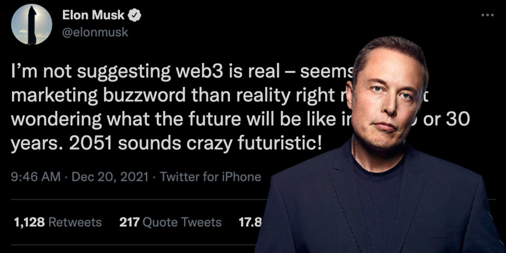 马斯克：目前Web3.0很营销而非真实 2051年像疯狂未来主义